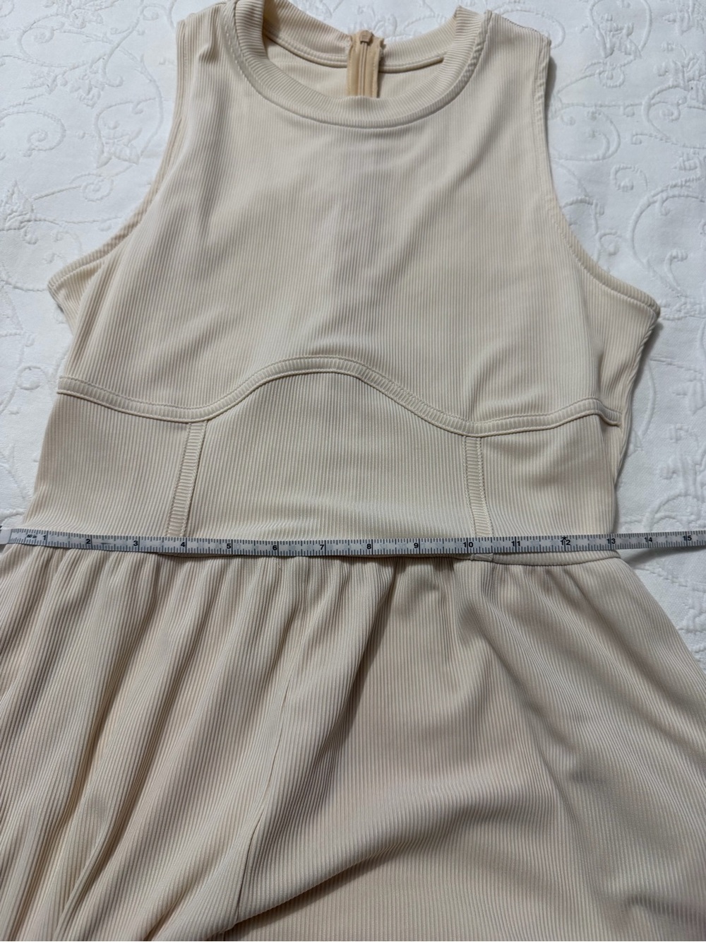 Cider Ivory Sleeveless Wide-Leg Jumpsuit - Picture 11 of 13